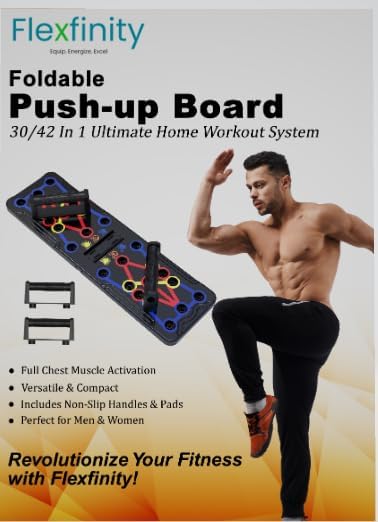 Push Up Board, Portable 25-In-1 Push up Board for Men, | Pilates Bar & Fitness Accessories with Resistance Bands & Ab Roller Wheel, Professional Strength Training Equipment For Man and Women