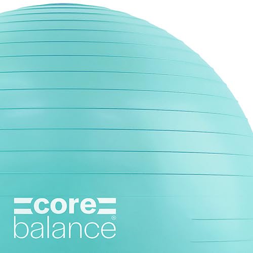 Core Balance Exercise Ball for Workouts, Anti-Burst and Slip Resistant, Swiss Yoga Ball for