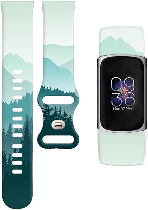 Sport Bands Compatible with Charge 6 /Charge 5 for Women Men,Soft Waterproof Replacement Straps Wristbands for Charge Advanced Fitness Tracker