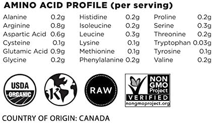 Terrasoul Superfoods Organic Hemp Protein Powder (50% Protein), 2 Pounds