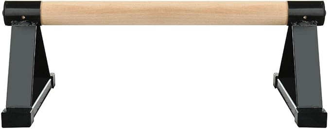 LONGTA Wooden Stretch Stand, Pushup Stands Bars Calisthenics Handstand,Non-Slip Yoga and Gymnastic Training Tool Russian Style Stretch Push-Ups