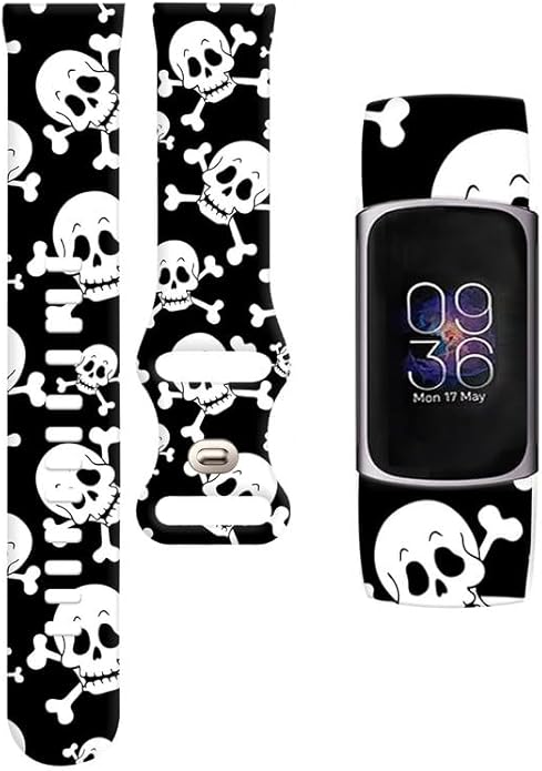 Sport Bands Compatible with Charge 6 /Charge 5 for Women Men,Soft Waterproof Replacement Straps Wristbands for Charge Advanced Fitness Tracker