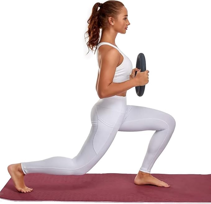 Dumbbell Hand Weight Bars for Women,3lbs Dumbbells Set of 2 or 1pcs Kettlebell Ring for Walking,Workout,Pilates,Strength Training, Gym,Running,Yoga, Dance, Aerobics, Cardio