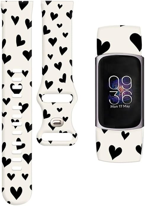 Sport Bands Compatible with Charge 6 /Charge 5 for Women Men,Soft Waterproof Replacement Straps Wristbands for Charge Advanced Fitness Tracker