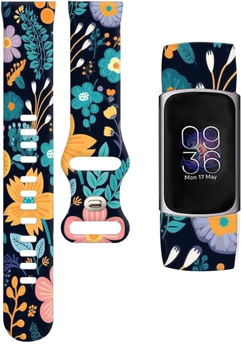 Sport Bands Compatible with Charge 6 /Charge 5 for Women Men,Soft Waterproof Replacement Straps Wristbands for Charge Advanced Fitness Tracker