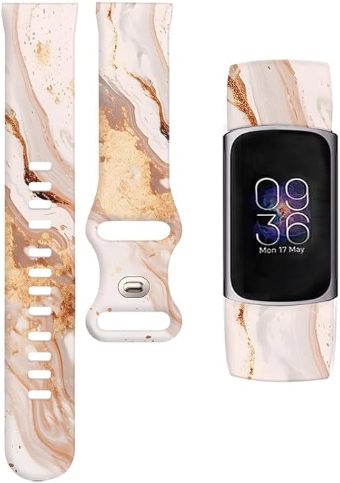 Sport Bands Compatible with Charge 6 /Charge 5 for Women Men,Soft Waterproof Replacement Straps Wristbands for Charge Advanced Fitness Tracker