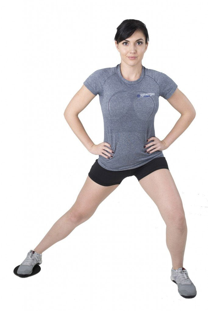 Synergee Core Sliders – Jet Black Dual Sided Ab Exercise Discs