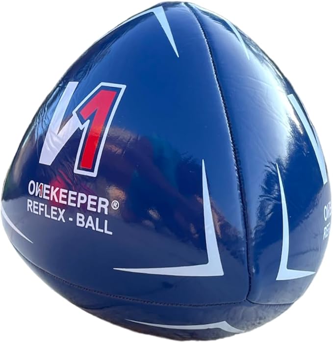 Soccer Reflex & Reaction Ball - White, Orange, Blue, Pink, and Fluo Yellow, Agility and Coordination Training for Kids and Juniors (Pump Not Included)