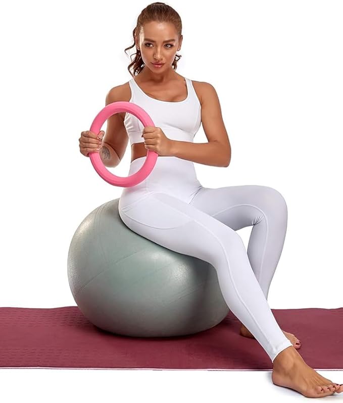 Dumbbell Hand Weight Bars for Women,3lbs Dumbbells Set of 2 or 1pcs Kettlebell Ring for Walking,Workout,Pilates,Strength Training, Gym,Running,Yoga, Dance, Aerobics, Cardio