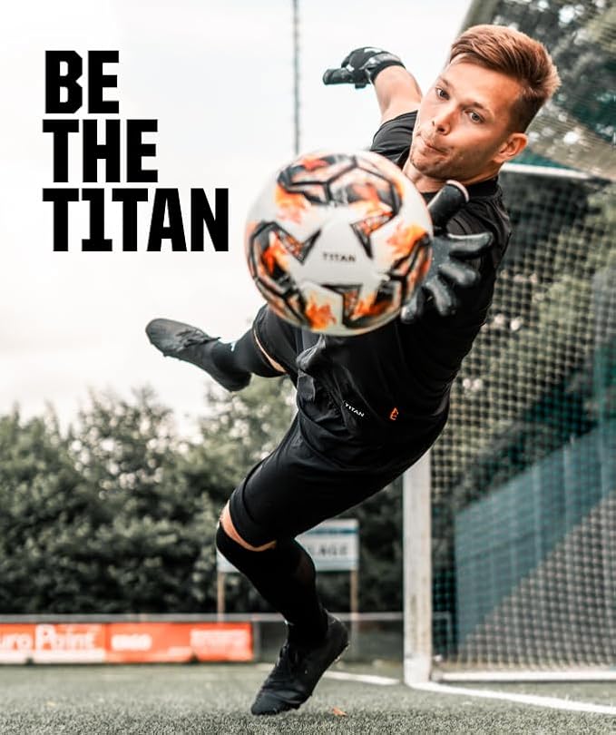 T1TAN Beast Goalkeeper Gloves - Without Finger Protection - Soccer Goalie Gloves Adult - Professional Goal Keeper Gloves for Youth, Men & Women - Size 6-11