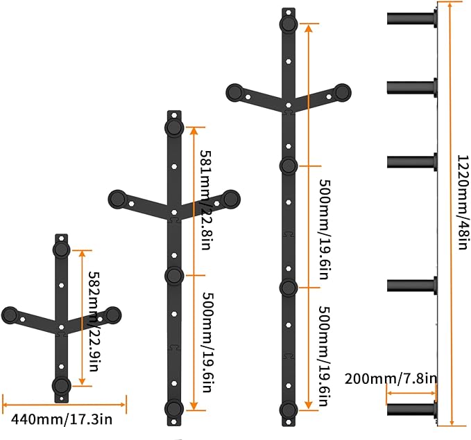Weight Plate Storage Rack, Olympic Weight Plate Holder, Bumper Plate Storage, Home Gym Organizer