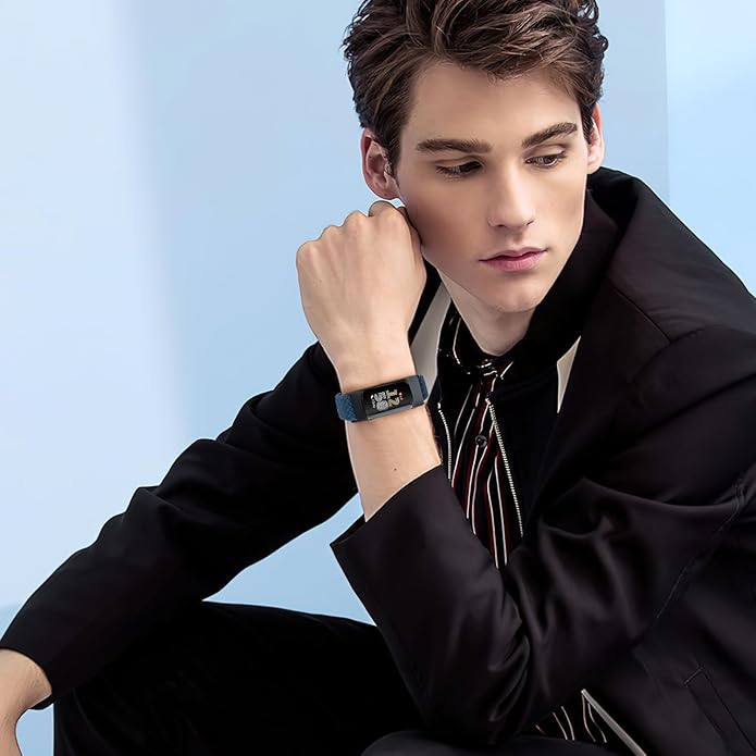 Elastic Braided Bands Compatible with Fitbit Charge 5/Fitbit Charge 6 for Women Men, Breathable Adjustable Stretchy Nylon Loop Sport Replacement Wristbands for Fitbit Charge 6 Charge 5 Straps