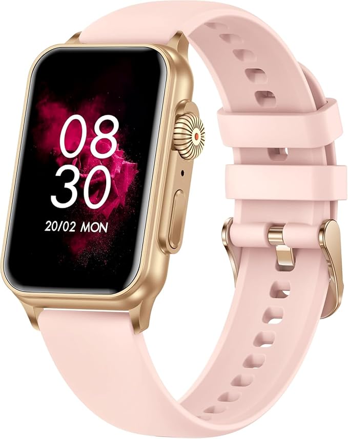 Smart Health Wristband, Fitness and Activity Tracker (Pink-Band)