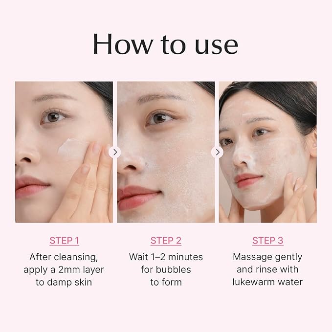 SU:M Micro-Active Pink Vitamin Bubbletox Mask Pack (0.13 fl oz x 14ea) - Korean Skincare ??Deep pore cleansing, hydration with Fermented Pink Vitamin 12, Hibiscus, Kaolin & Bentonite