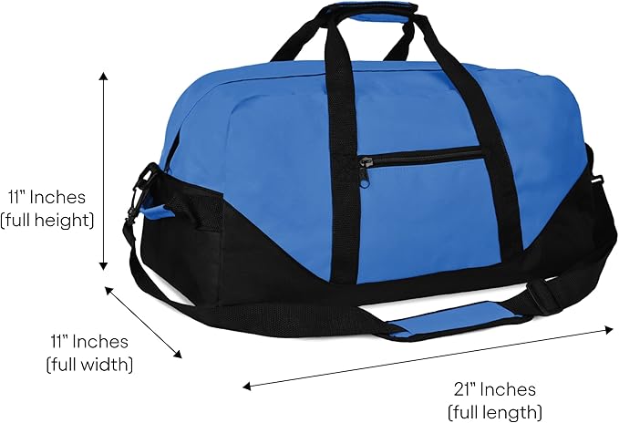 21" Large Duffle Bag with Adjustable Strap