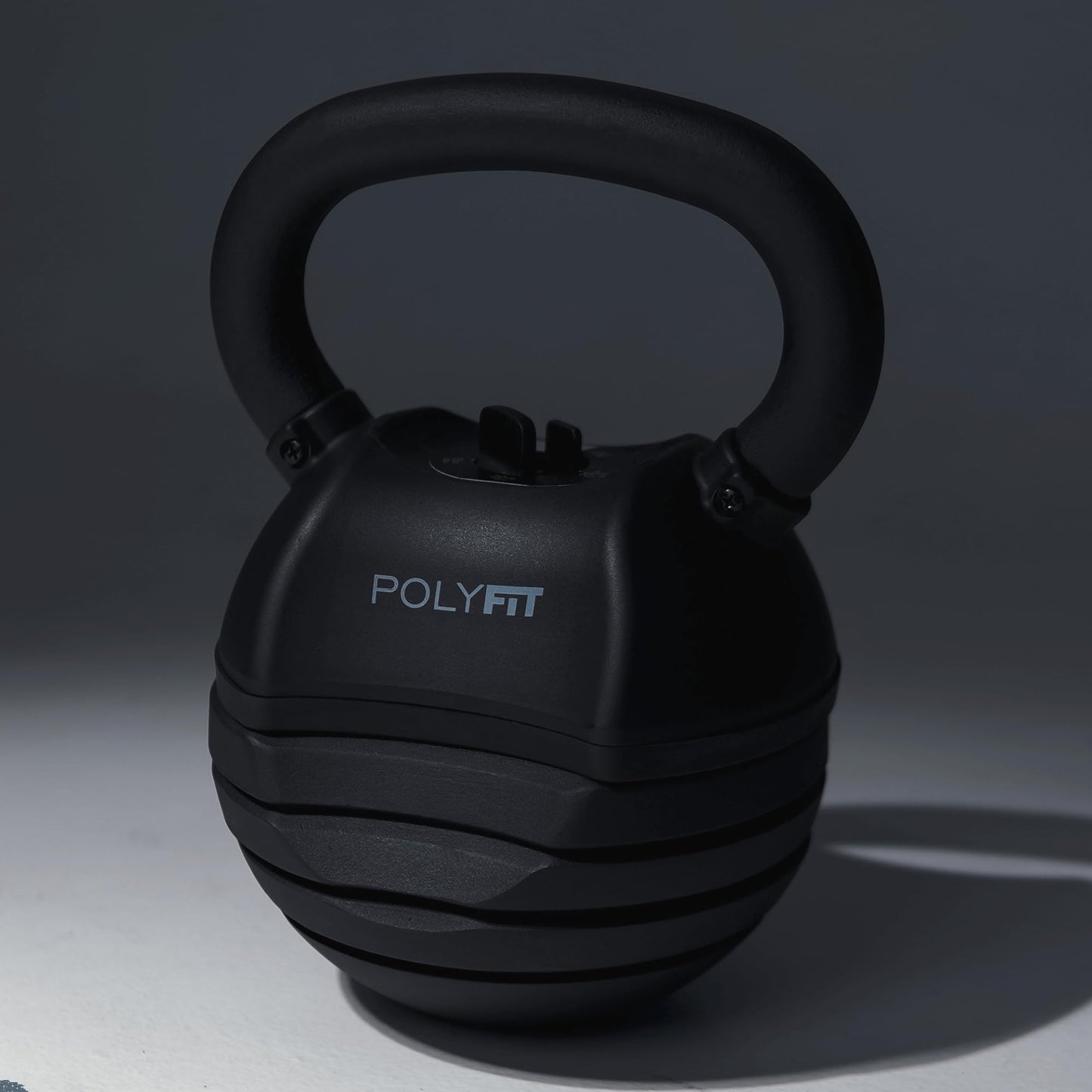 Polyfit Adjustable Kettlebell Set | 30/40/50 lbs | Kettlebell Weights for Home Gym (BLACK - 50 LB)