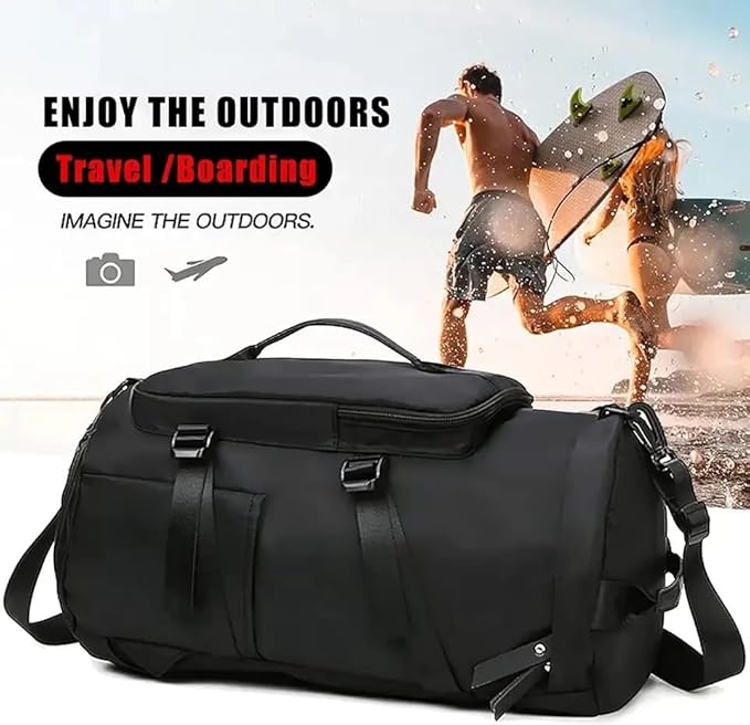 Versatile Gym Bag for Men and Women – Large Capacity Sports Duffel with Shoe Compartment, Waterproof Travel Bag for Fitness, Yoga, and Outdoor Activities