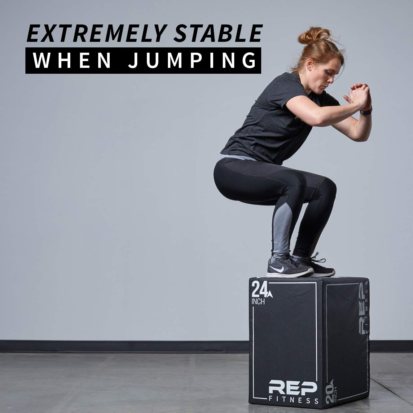 REP Soft Plyo Box | 20 inch | 3-in-1 Foam Jump Box | Plyometric Training Platform | Home Gym