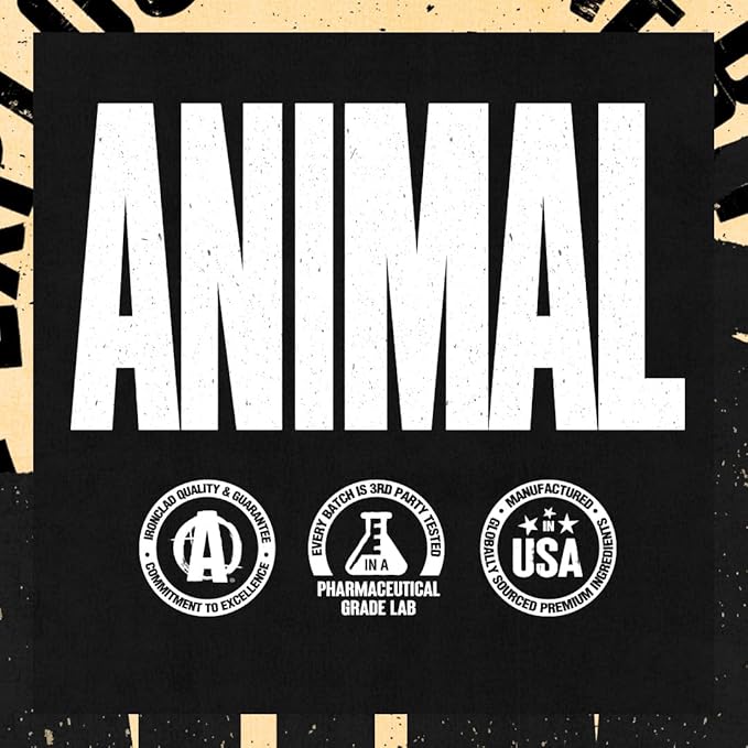 Animal 100% Whey Protein Powder ??Whey Blend for Pre Workout or Post Workout, Recovery, Anytime Low Sugar Protein Boost Meal Replacement with BCAA Branched Chain Amino Acids ??Cookies & Cream, 4 lb