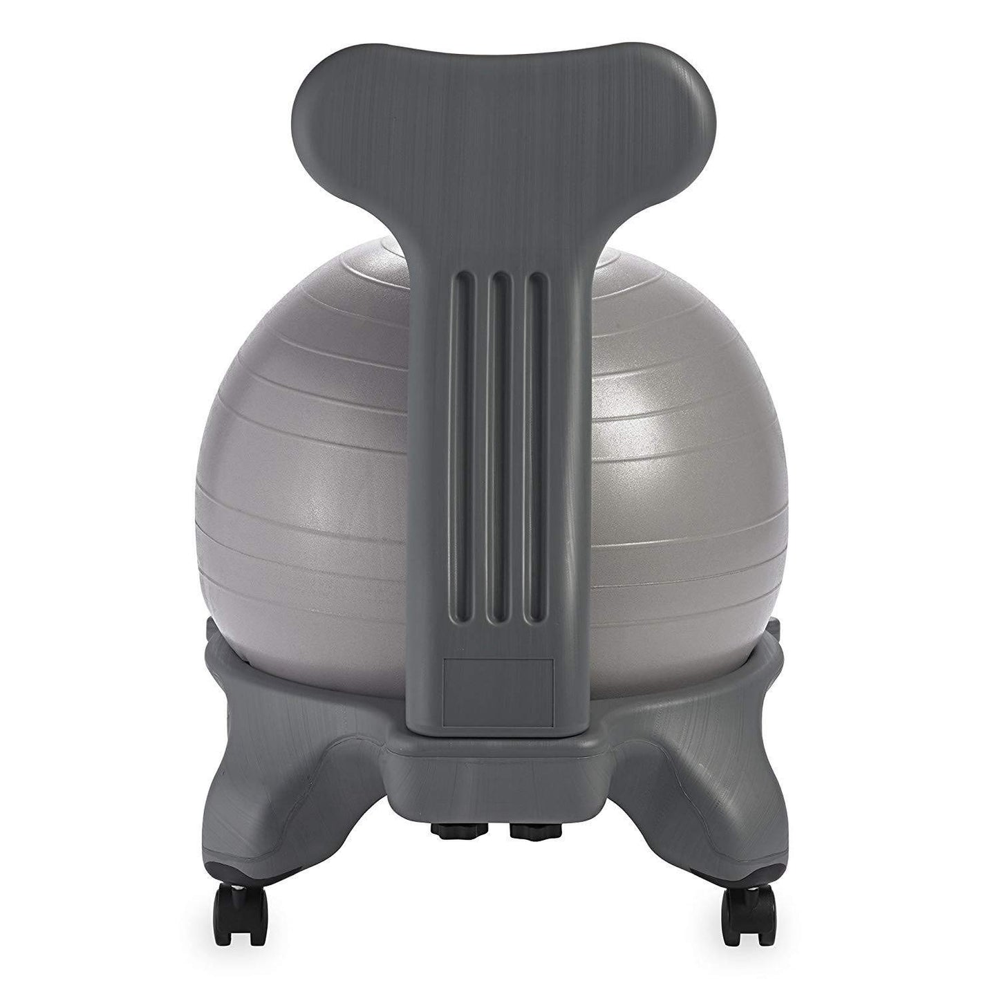 Gaiam Classic Balance Ball Chair, Stability Seat (Cool Grey)
