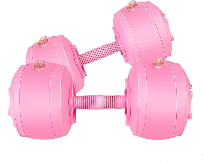 Water Filled Dumbbells Set - Water Filled Weights - Portable Travel Weights - Weights Adjustable Dumbbells - Portable Fitness Equipment - Strength Training - Fitness and Shaping
