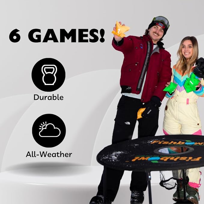 The Ultimate Bag Toss Yard Game - Portable Game Set Lawn & Beach for Family, College and Adults - Includes 12 Bags, Collapsible Base, Game Board & Case - Outdoor Games - Cornhole Set