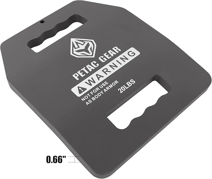 PETAC GEAR Tactical Weights Plates For Weighted Vest For Men Workout,5/10/15/20 LBS Weight Strength Training Vests Equipment Workout Gear