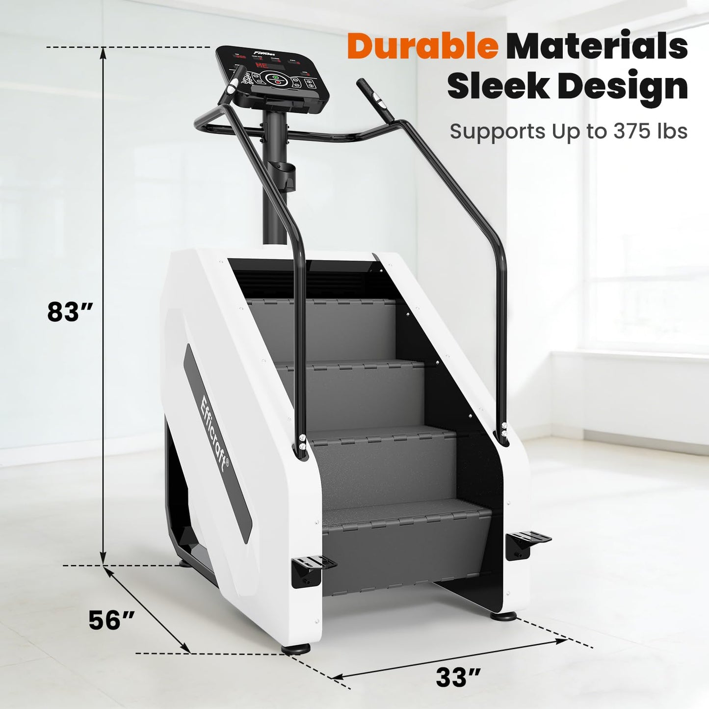 EFFICRAFT Commercial 90% Pre-Assembled White Stair Master