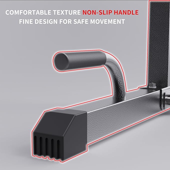 K KiNGKANG Dip Bar Station Set, 9 Level Adjustable, 1200lbs Heave Duty Dip Station for Full Body Workout Fitness,Functional Parallettes Bars