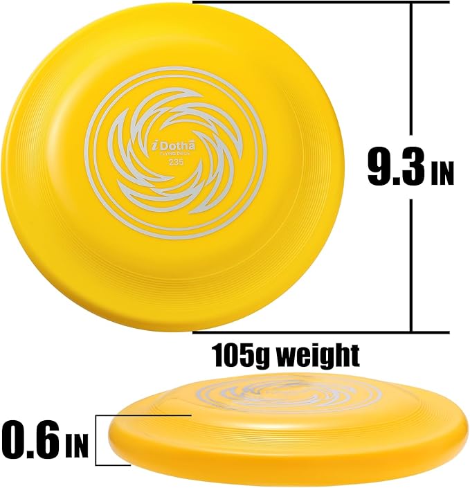 Sports Flying Disc - Compeition Flying Discs for Beach, Backyard, Lawn, Park, Camping and More - Great for All Ages Outdoor Flying Disc Training