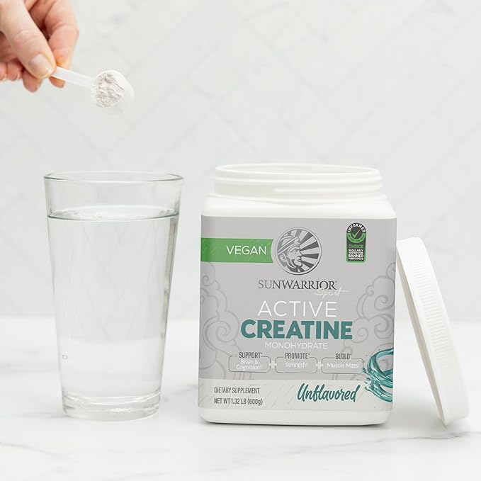 Creatine Monohydrate Powder Micronized PreWorkout Recovery Supplement | Support Muscle Building Strength Training Cognition | Vegan & Keto Friendly Bulk Size (120 Servings) Unflavored