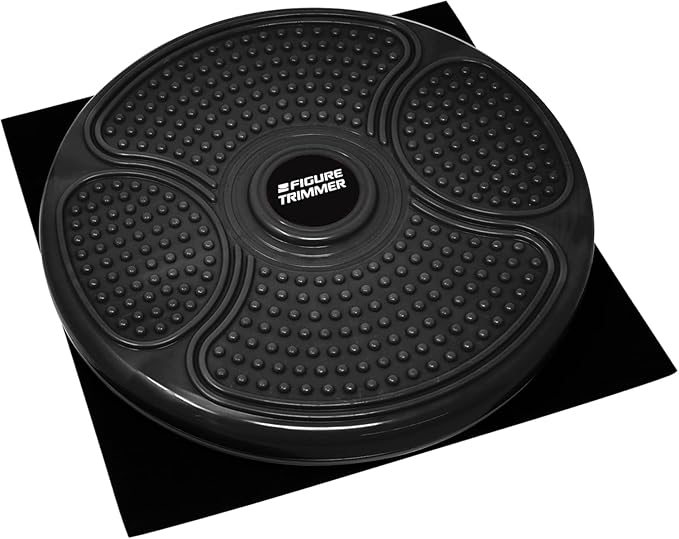 Daiwa Felicity Figure Trimmer Ab Twister Board - Waist Twister Machine for Core & Abs Exercise - Waist Twisting Fitness Tool, Dizzy Disc Twist Board for Slimming Workout with 8 Magnets Reflexology