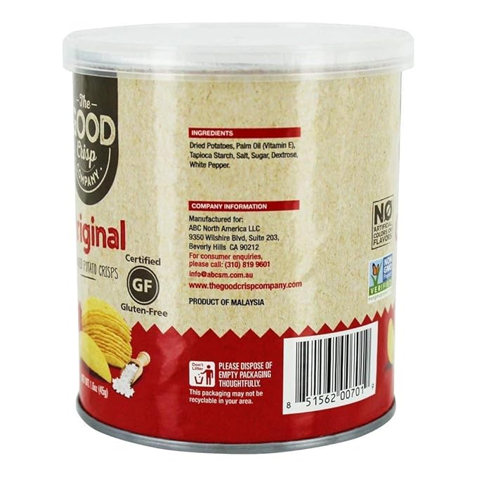 THE GOOD CRISP COMPANY Original Potato Crisps, 1.6 OZ