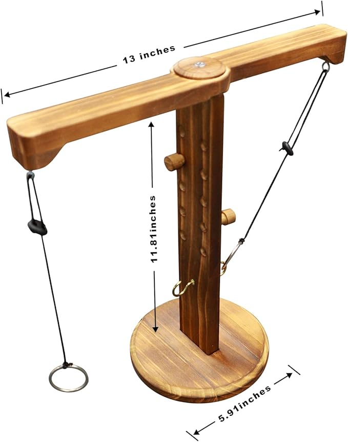 Ring Toss Game for Adults and Kids, Hook and Ring Game for Bars and Home Party, Indoor Game Outdoor Games, Tabletop Hook Games, Throwing Games, Backyard Game, Patio Decor