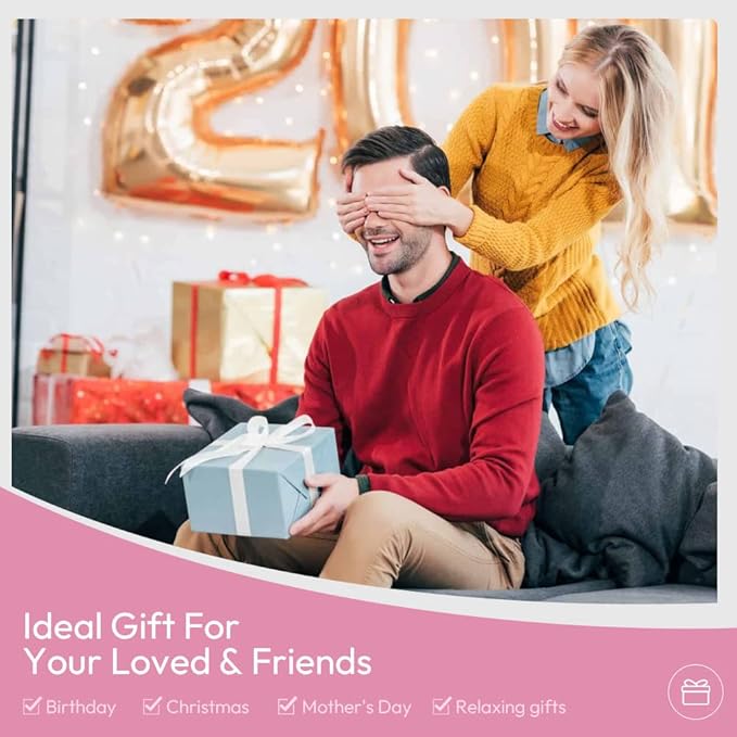 Lavender Eye Pillows for Relaxation, Yoga Eye Pillow for Meditation, Microwavable Weighted Eye Pillow for Yoga, Moist Heat & Cold Eye Compress with Aromatherapy (Pink)