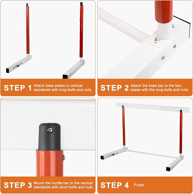 Adjustable Hurdle Training Hurdle Track and Field Equipment Professional Track and Field Hurdles with Counterweight for Personal Training Track and Field Competition