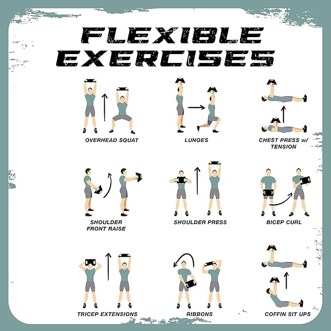 Yes4All Adjustable Ruck Weight with Straps for Rucking, Swings, Squat & Strength Training - Multiple Weights: 10LB to 40LB