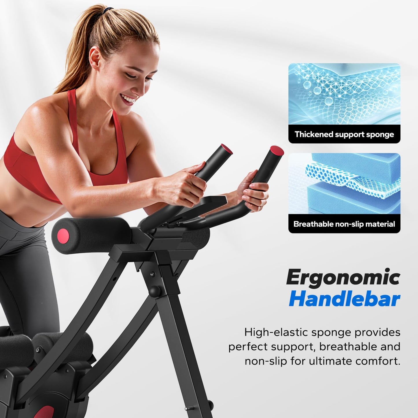 MERACH Ab Machine, Adjustable Ab Trainer Machine, AB Workout Equipment