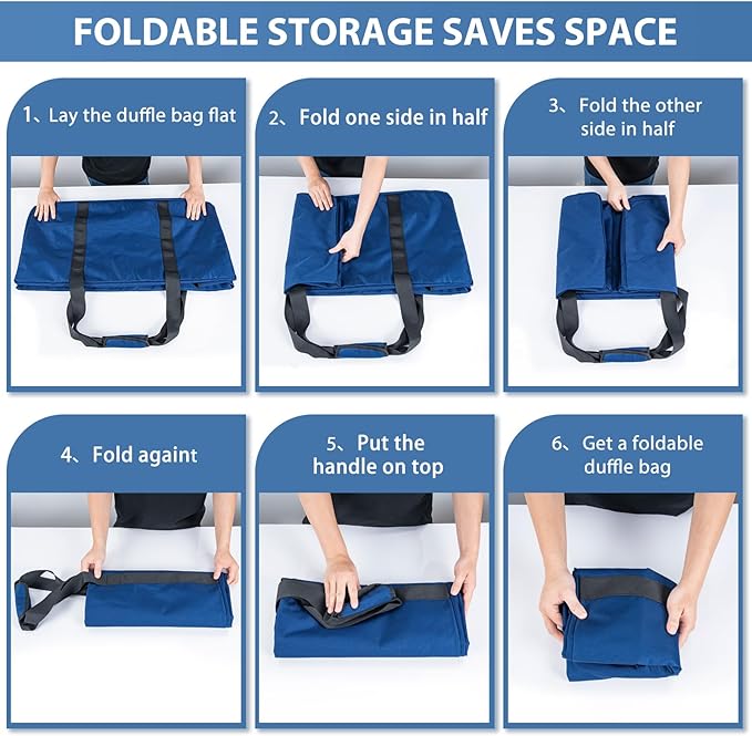 Extra Large Travel Duffle Bag, 120L Gear Bag for Men and Women, Storage Bag Ideal for Overnight Camping and Weekend Getaways