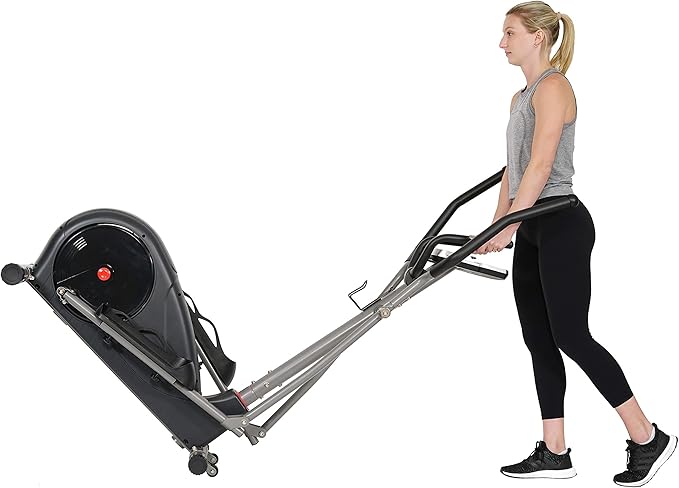 Sunny Health & Fitness Full Body Workout Elliptical Trainer with Digital Performance Monitor, Low Impact Exercise, and Optional Bluetooth with Exclusive SunnyFit App