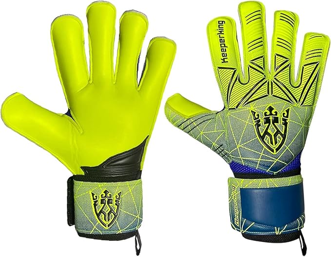 Soccer Goalie Goalkeeper Gloves for Kids Boys Youth & Adult,Latex Strong Grip Palms with Removable Finger Spines Protection Children Football Gloves for Training/Match(Sizes 5-10,6 Styles)