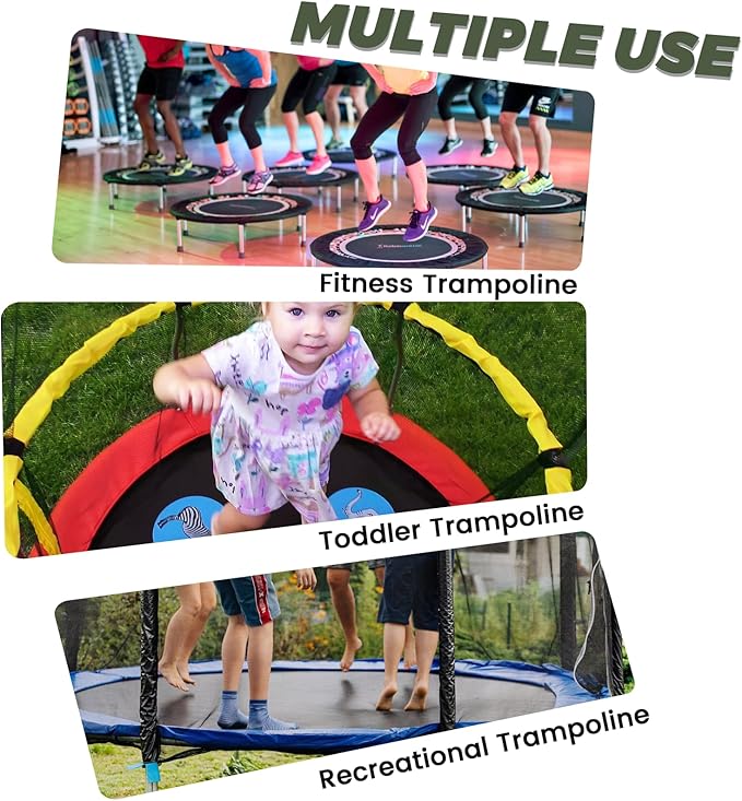 Trampoline Springs Replacement 3.5" to 8.5" Galvanized Steel Heavy Duty High Tensile Universal Trampoline Accessories with T-Hook Tool, 12 to 48 Pack