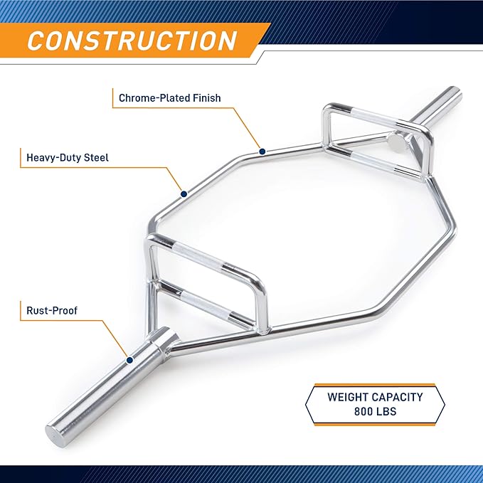 Marcy Olympic Hex Trap Bar Multiple Style Available