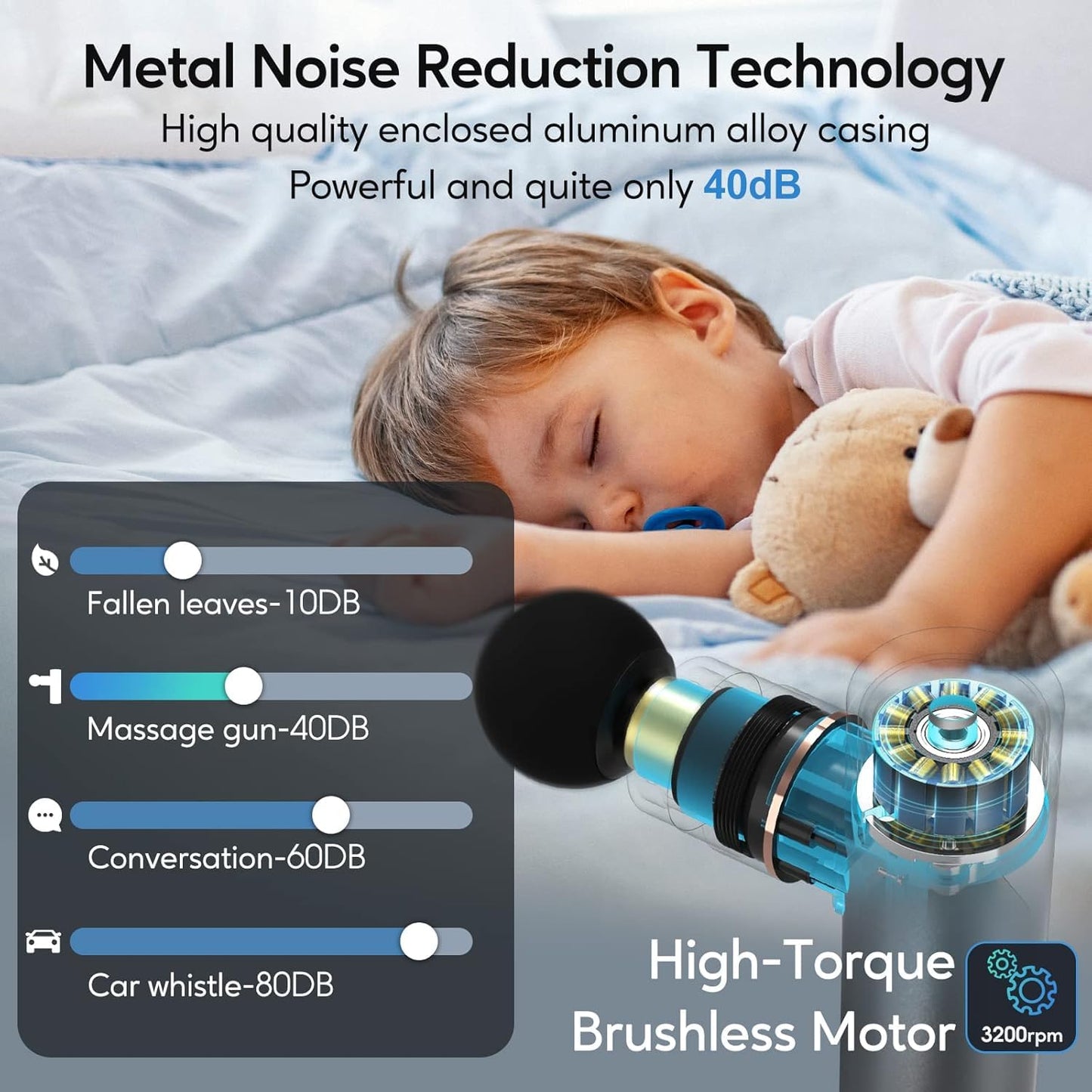 arboleaf Mini Massage Gun Deep Tissue, Portable Percussion Muscle Massager