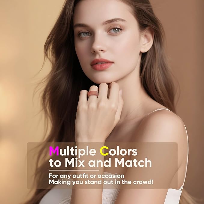 10 Pack Ring Protector Compatible with Oura Ring Cover Gen 4 / Gen 3 / Samsung Galaxy/RingConn/ULTRAHUMAN, Anti-Scratch Elastic Silicone Case for Smartring Men Women Working Out Gym