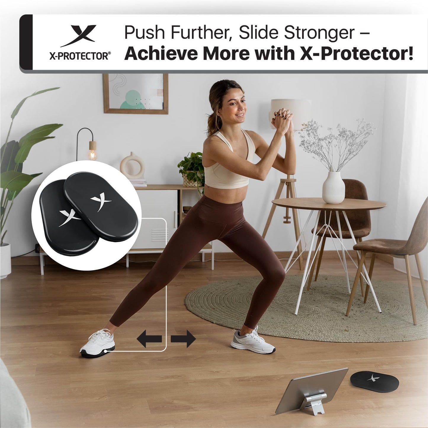 X-Protector Core Sliders for Working Out - 2 PCS Fitness Sliders Discs