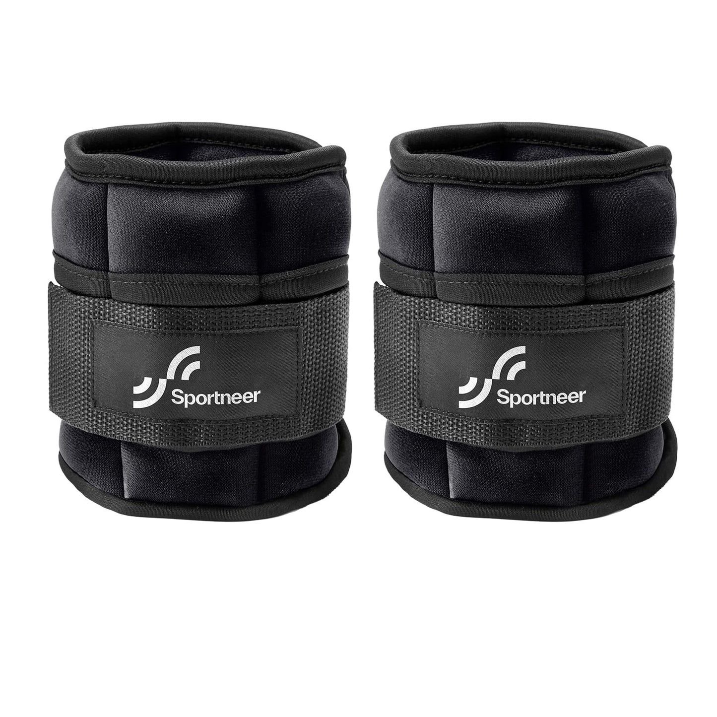 Sportneer Adjustable Ankle Weights, 2-10 lb per Pair, Removable Weights