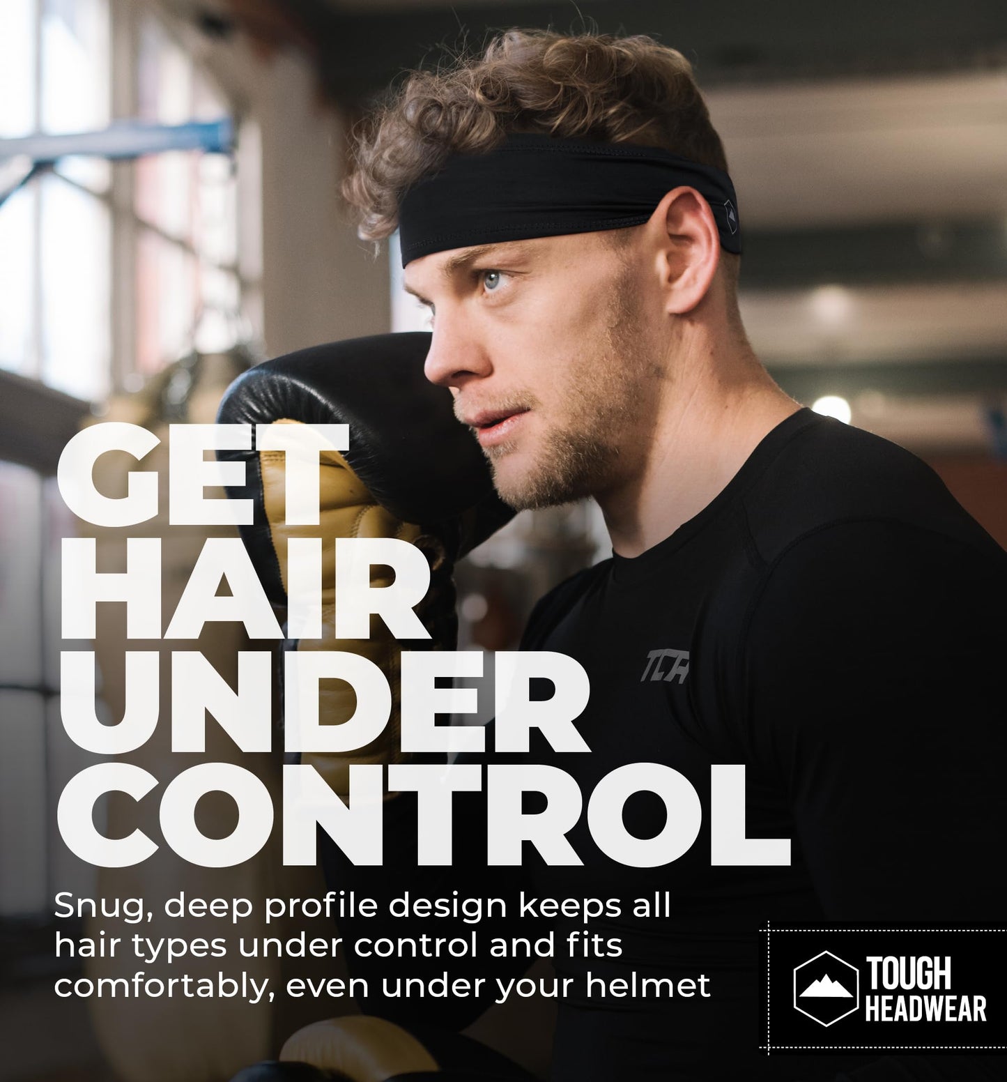 Mens Headband | Sweat Headbands for Men Working Out Running Sports Gym – Athletic Cycling Football