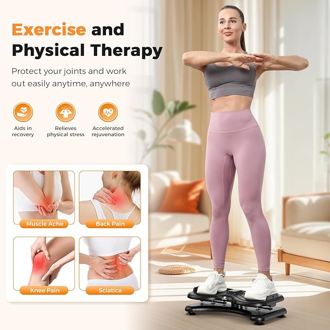 New Waist Twist Board with LCD Display and Resistance Bands, Ab Twister Machine for Abs Workout, Slim Waist and Core Exercise, Home Gym Equipment for Women & Men