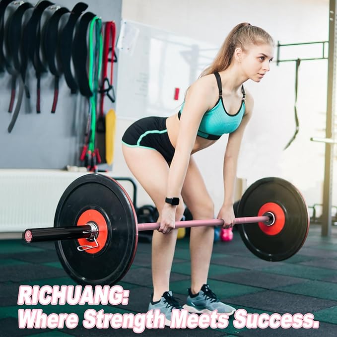 7ft Olympic Barbell, Weightlifting Barbell 28mm 45lb - 500/700/1000lbs Capacity with Smooth Spinning Sleeves, Olympic Bar Fits 2" Olympic Plates, for Snatch Clean Jerk - Home Gym Training